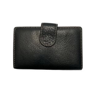 MUNDI Black Rio Leather Indexer Wallet